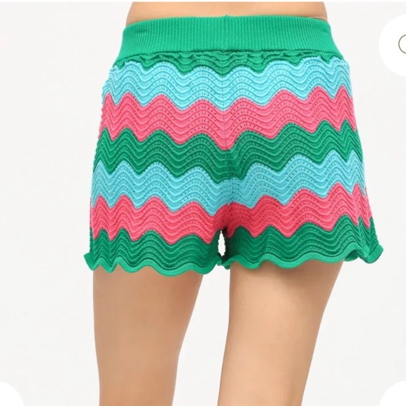 NWOT Electric & Rose Rio Short Shamrock/Pink in Sea Glass/ Pink - Picture 2 of 7